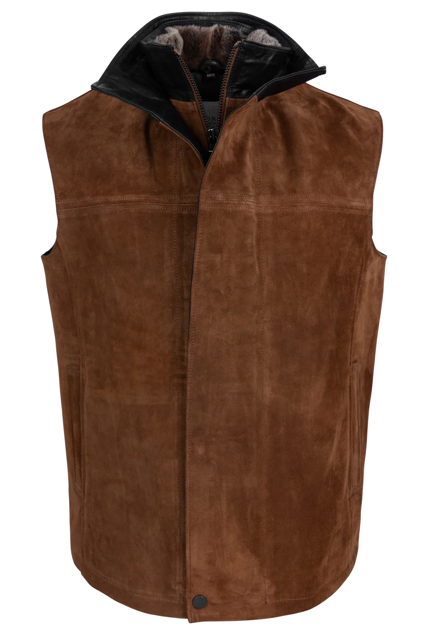 Pinto Ranch Cowhide Vest