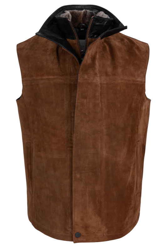 Pinto Ranch Cowhide Vest