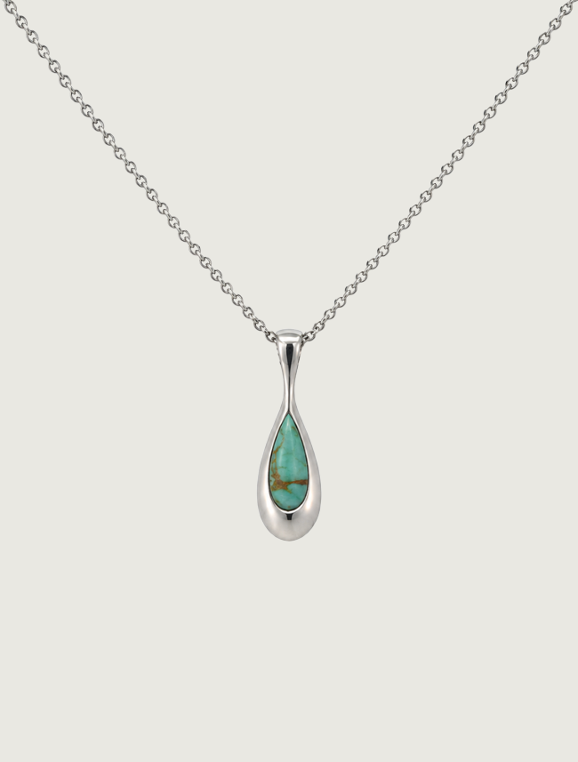 Kabana RP Sterling Silver & Turquoise Necklace