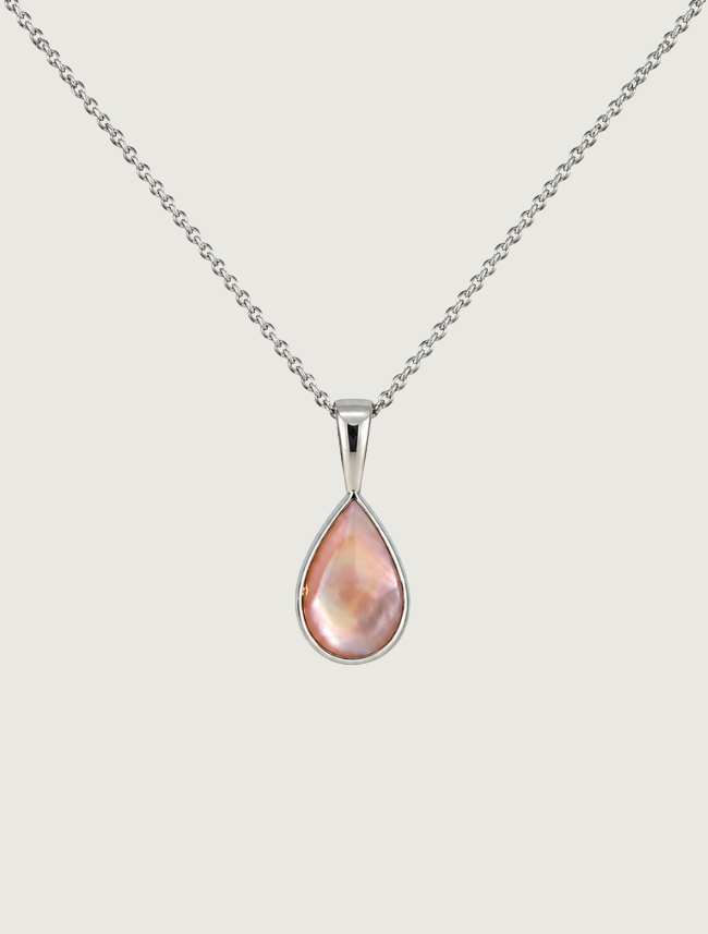 Kabana RP Sterling Silver & Pink Mother of Pearl Necklace