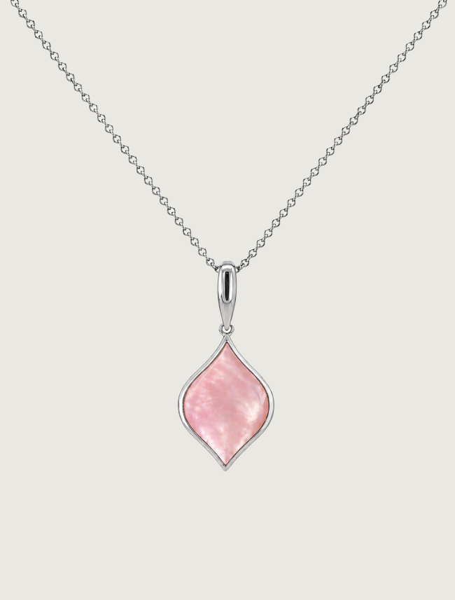 Kabana RP Sterling Silver & Pink Mother of Pearl Necklace