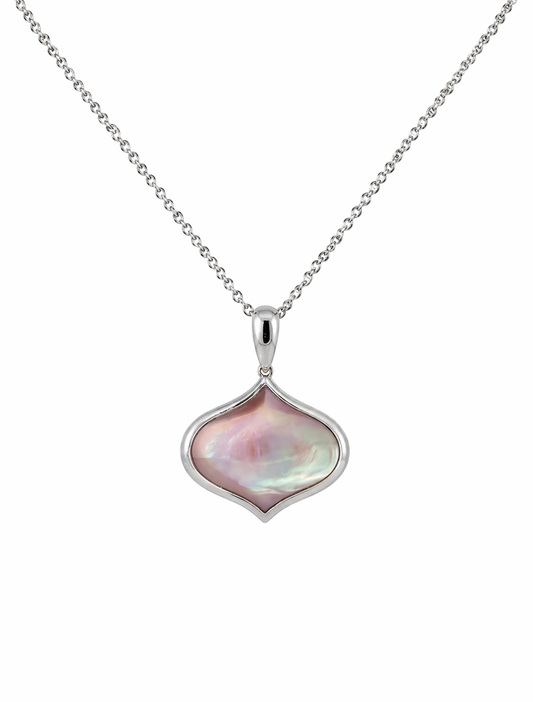 Kabana RP Sterling Silver & Pink Mother of Pearl Necklace
