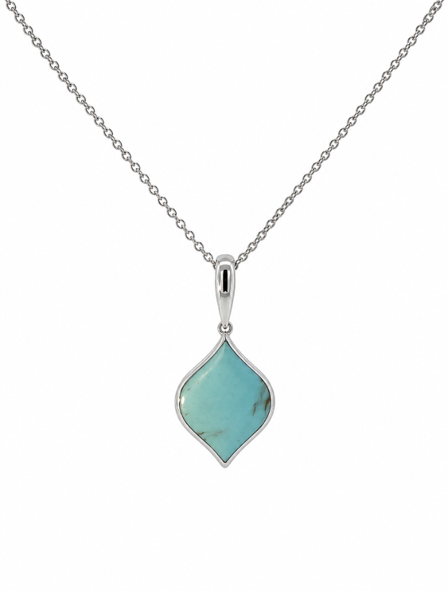 Kabana RP Sterling Silver & Turquoise Necklace