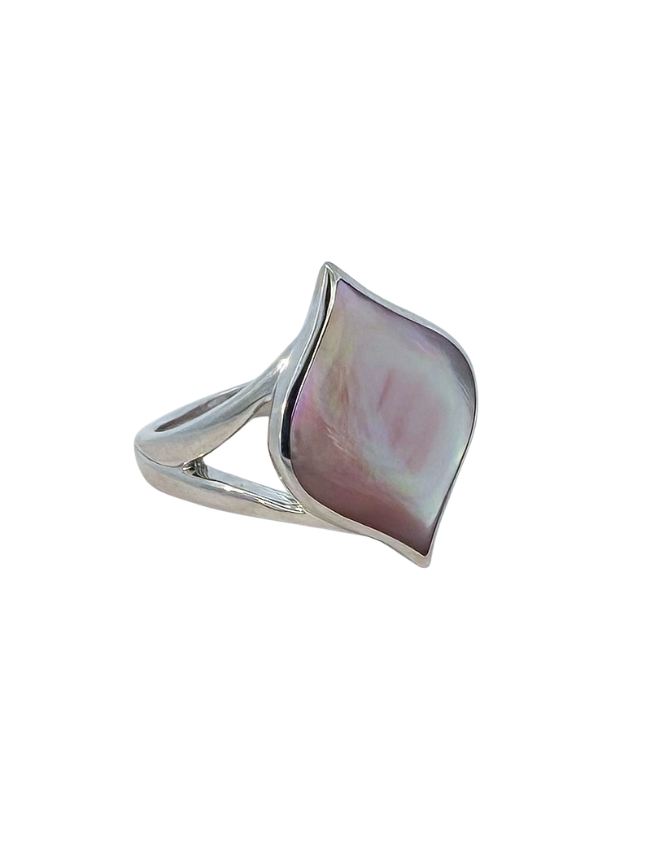 Kabana RP Sterling Silver & Pink Mother of Pearl Ring