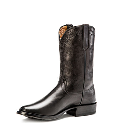 Men's Black Buffalo Calf Boots