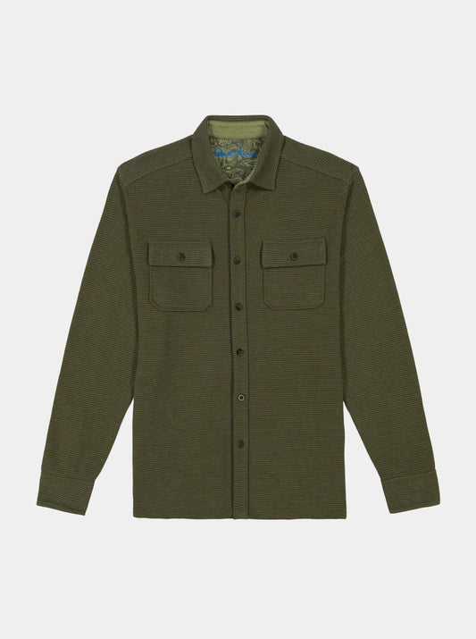 Robert Graham Brunner 2 Long Sleeve Knit Olive