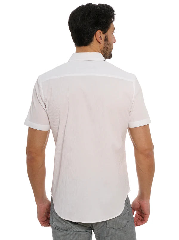 Robert Graham Shark Bite Short Sleeve Button Down Shirt