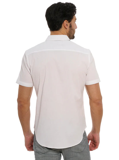 Robert Graham Shark Bite Short Sleeve Button Down Shirt