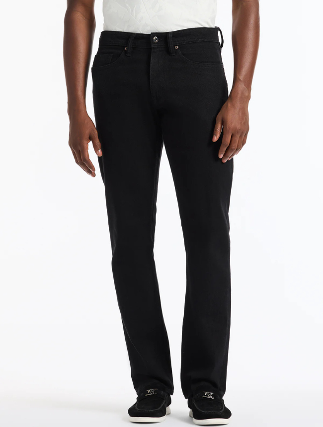 Robert Graham Coleman Denim Jeans – classic men’s dark wash jeans with modern fit and premium stretch denim