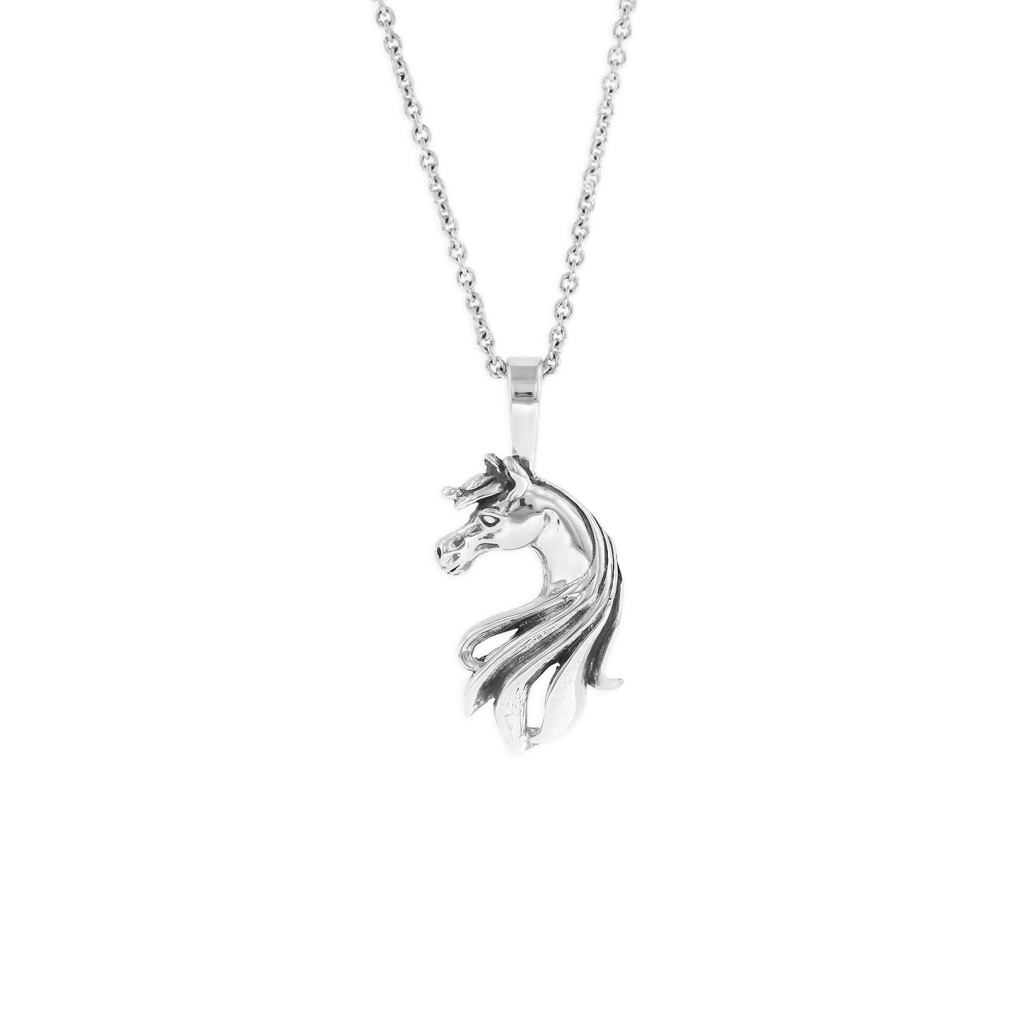 Kabana Sterling Silver Arabian Horse Head Pendant