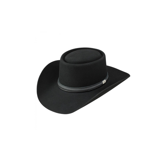 John Wayne By Stetson 46 Chinook Black Retro USA Made Cowboy Hat