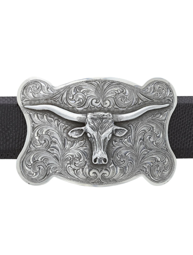 Clint Orms Webb 1801 Sterling Longhorn Trophy Buckle