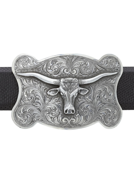 Clint Orms Webb 1801 Sterling Longhorn Trophy Buckle