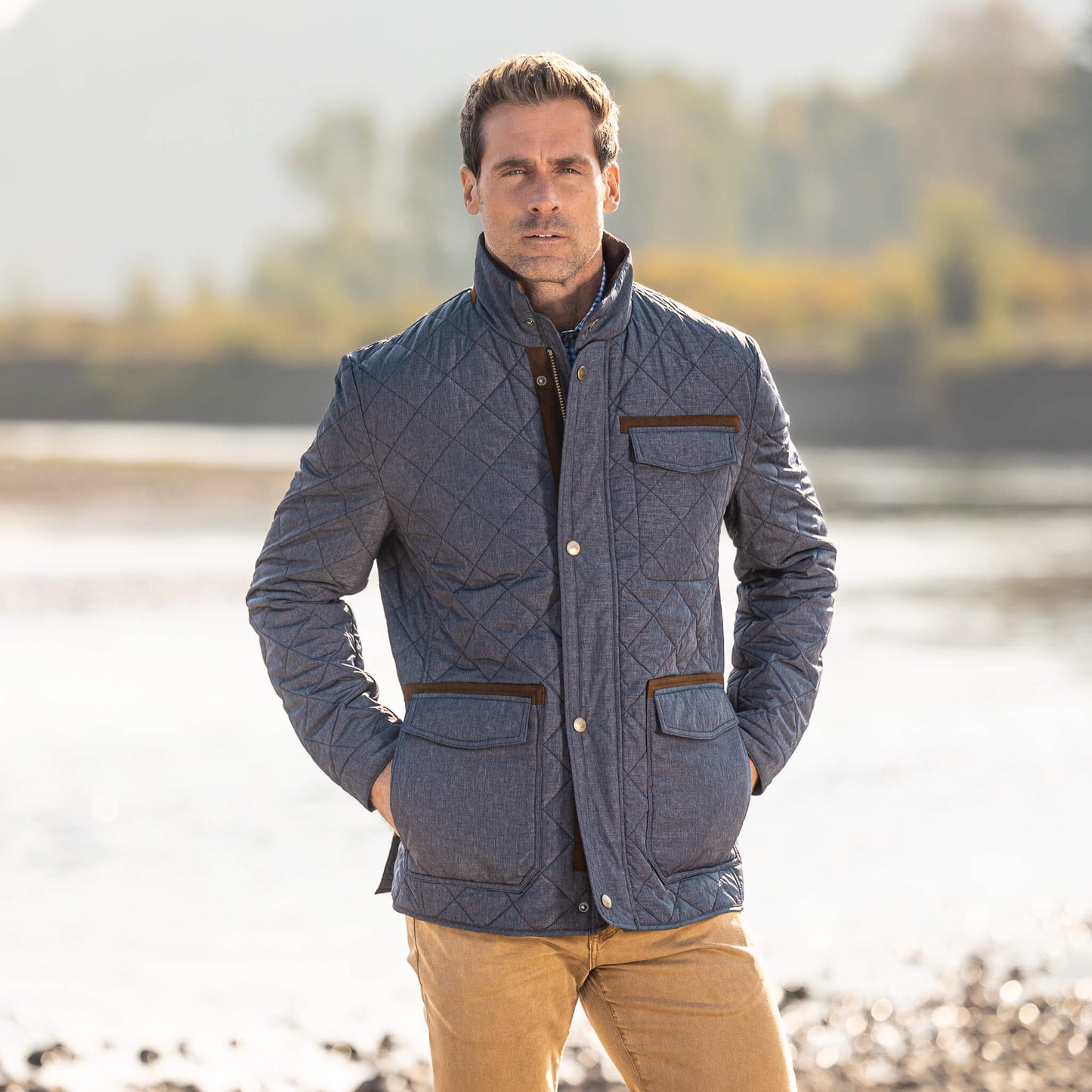 Adventurer Diamond Quilted Nylon Jacket