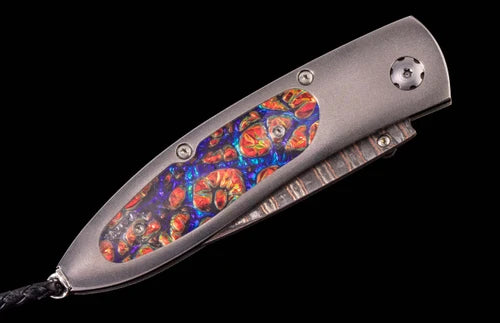 William Henry Monarch Red Flame Pocketknife