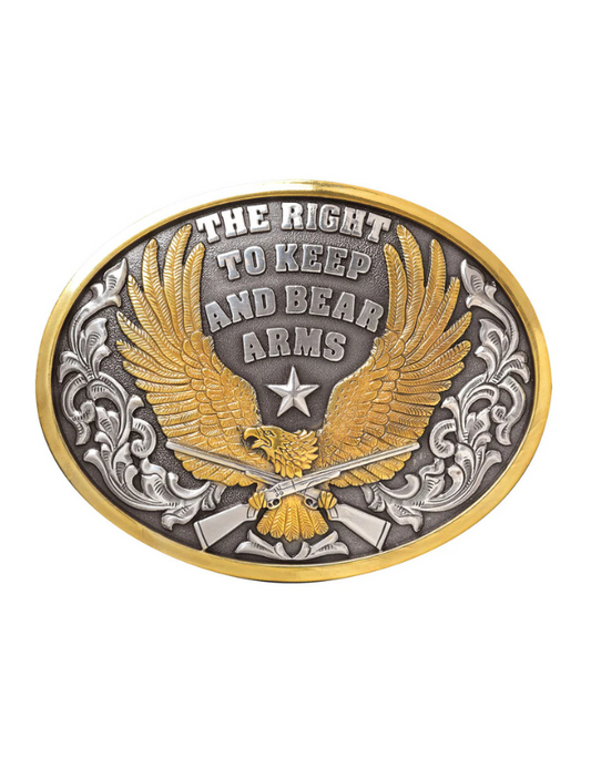 Nocona "Right to Bear Arms" Belt Buckle