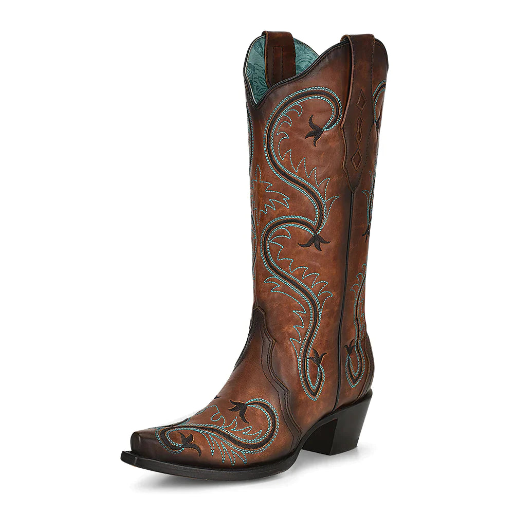 Corral Embroidery Brown/Turquoise Boots