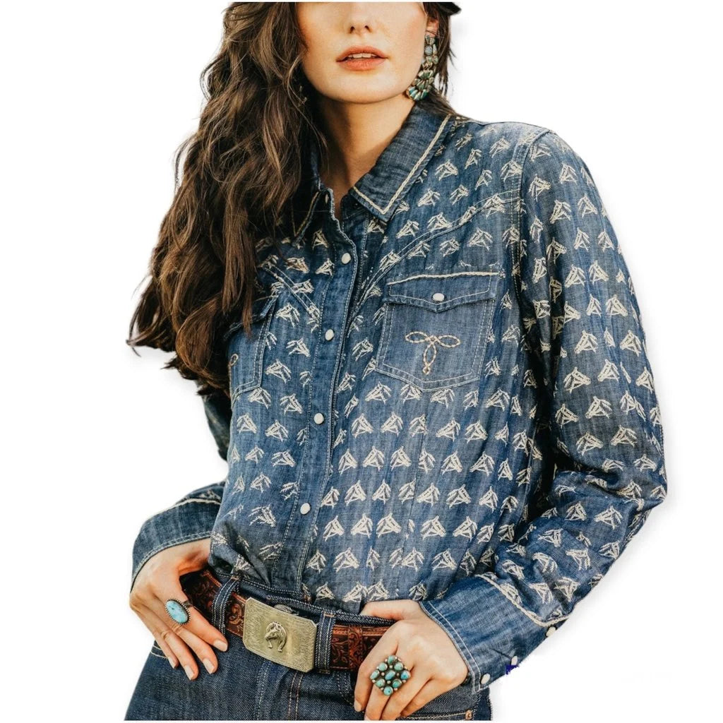 Double D Ranch Rockne Rodeo Workshirt