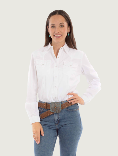 Scully Women's Plain Western Snap Front Shirt