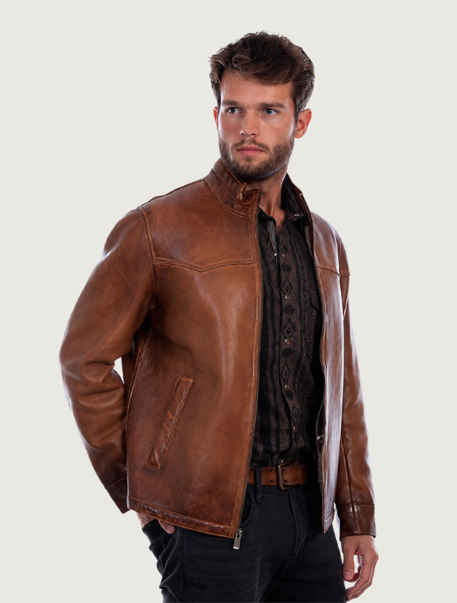 Men's Shearling Leather Jacket