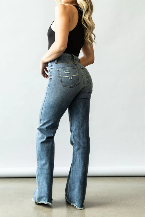 Olivia Pocket Front Flare Pants