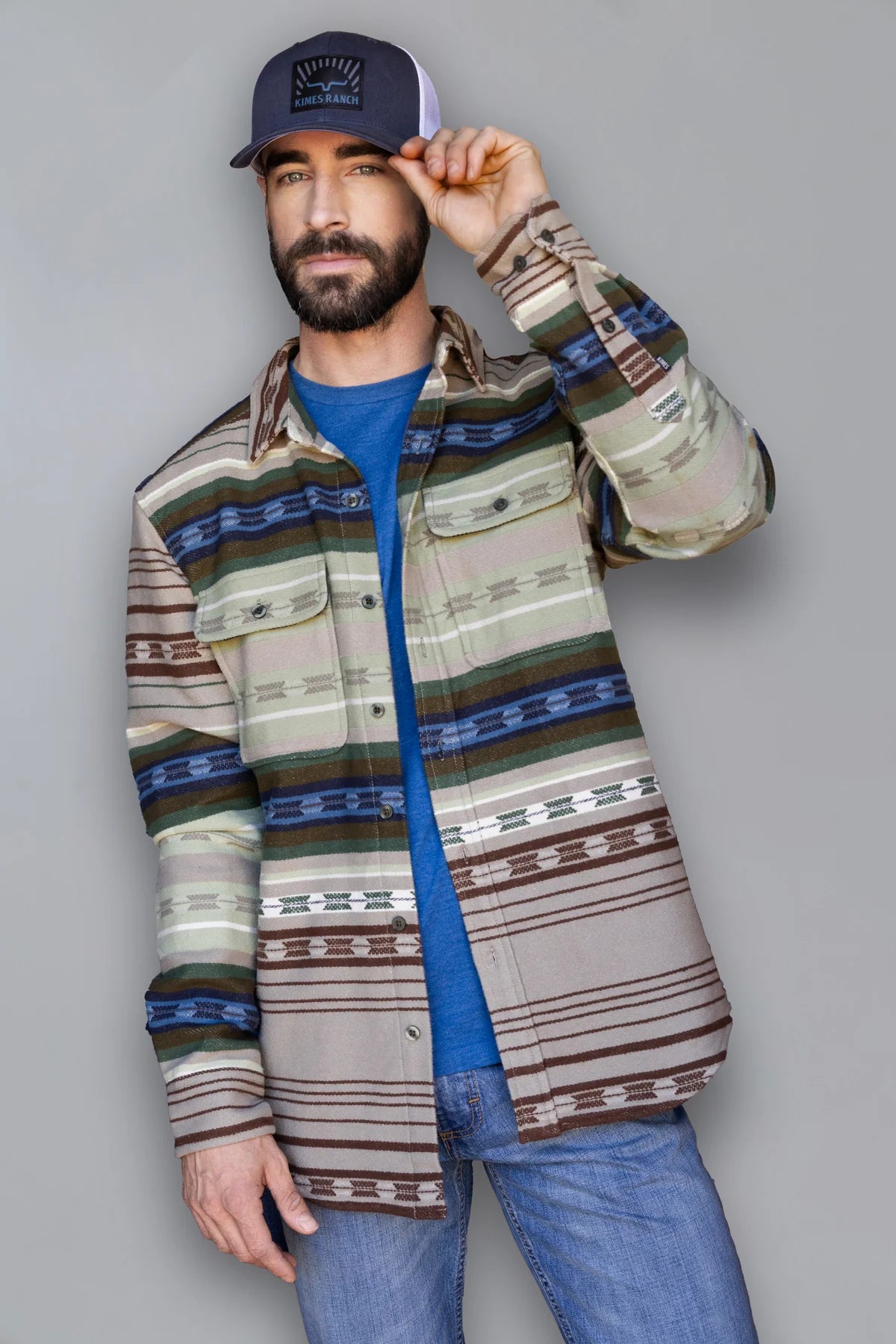 Kimes Ranch Pueblo Stripe Flannel