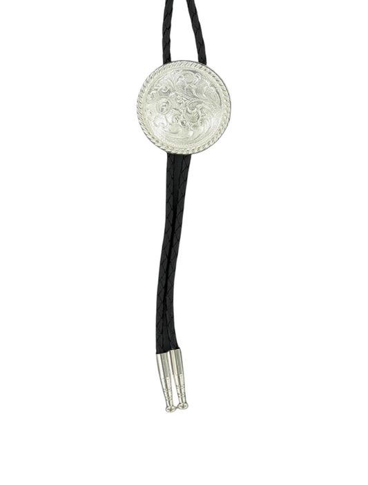 Twister Double S Floral Concho Bolo Tie