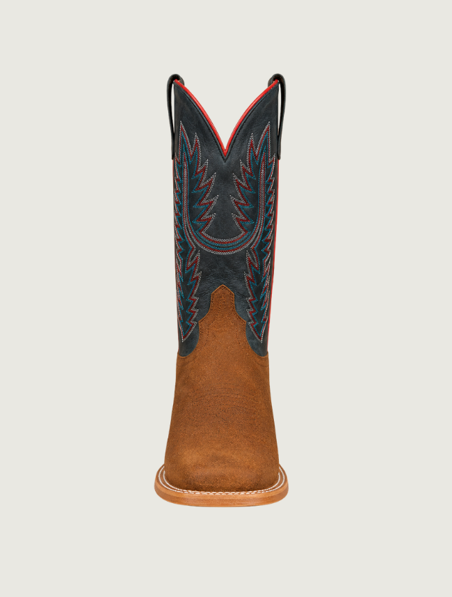 Horse Power Men's Old Suede Blue Western Cowboy Boots