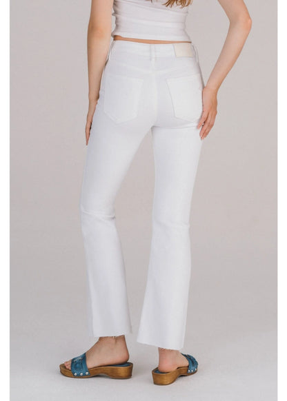 Women's White Flare Pants