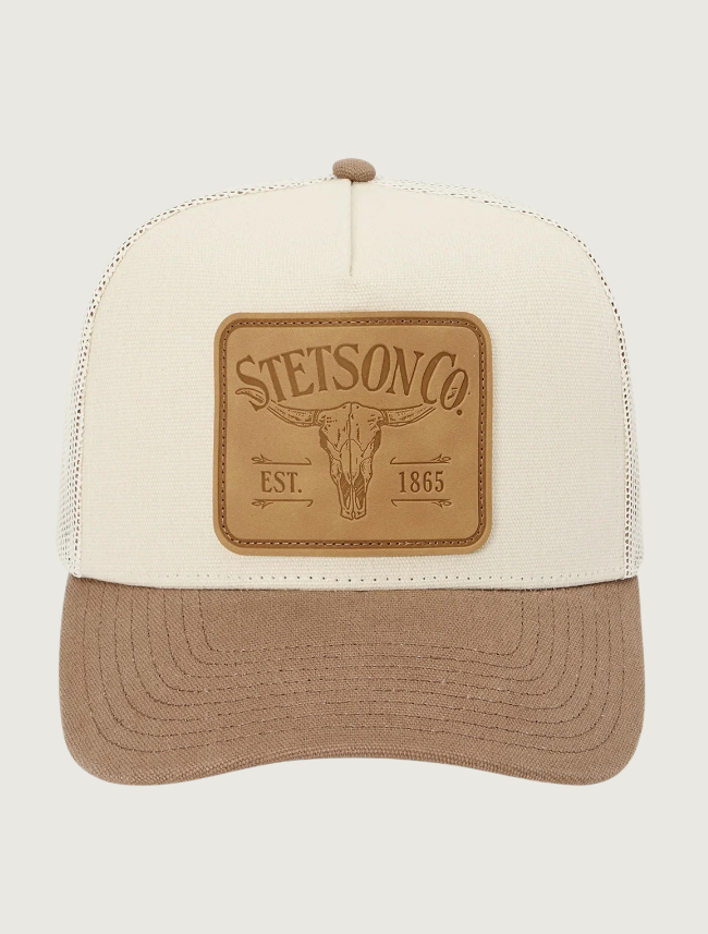 Stetson Longhorn Patch Trucker Hat